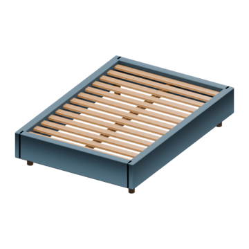 Double bed base